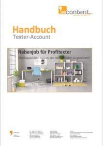 Handbuch Texter-Account von content.de