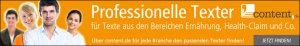Texter für Texte aus den Bereichen Ernährung, Health-Claim und Co. finden!