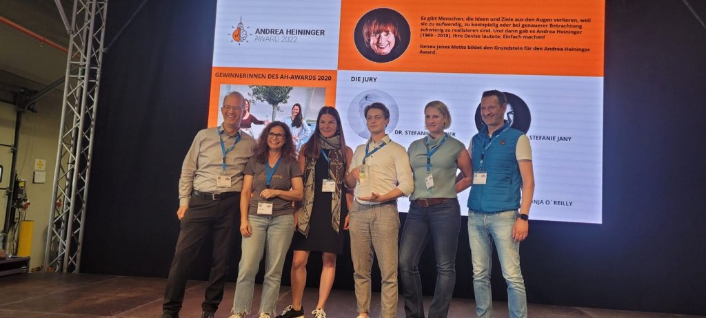 Andrea Heiniger Award beim  e-commerce-bbq 2022